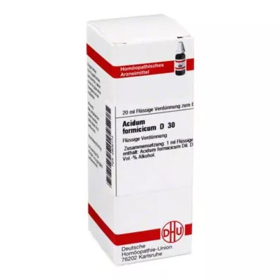 ACIDUM FORMICICUM D 30 Dilution, 20 ml
