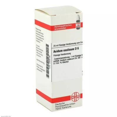 DHU Acidum oxalicum D 6 Dilution, 20 ml