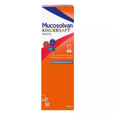 MUCOSOLVAN Jus pour enfants 30 mg/5 ml, 250 ml