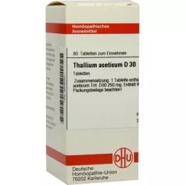 THALLIUM ACETICUM D 30 comprimés, 80 pc