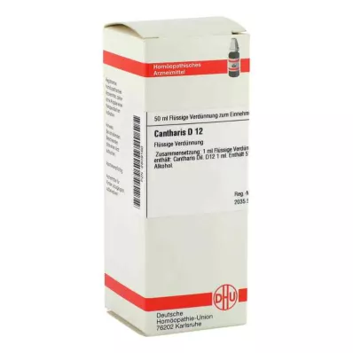 CANTHARIS D 12 Dilution, 50 ml CANTHARIS D 12 Dilution, 50 ml
