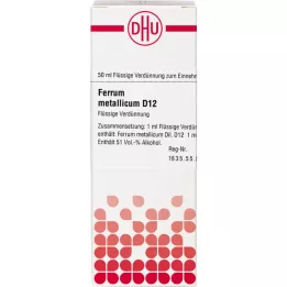 FERRUM METALLICUM D 12 Dilution, 50 ml