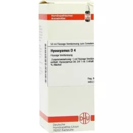 HYOSCYAMUS D 4 Dilution, 50 ml