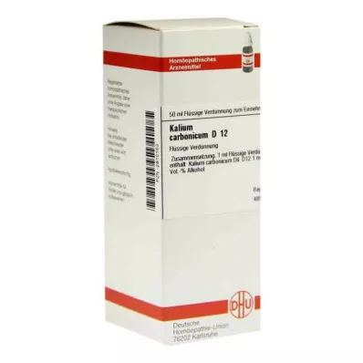 KALIUM CARBONICUM D 12 Dilution, 50 ml KALIUM CARBONICUM D 12 Dilution, 50 ml