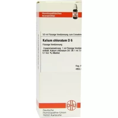 KALIUM CHLORATUM D 6 Dilution, 50 ml