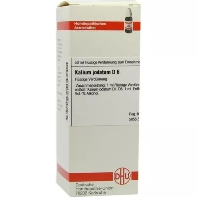 KALIUM JODATUM D 6 Dilution, 50 ml