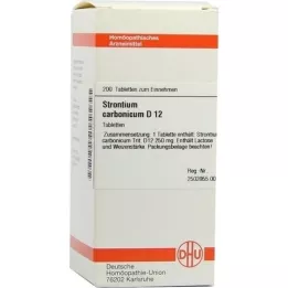 STRONTIUM CARBONICUM Comprimés D 12, 200 pc