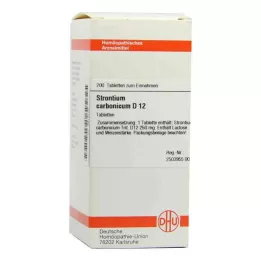 STRONTIUM CARBONICUM Comprimés D 12, 200 pc