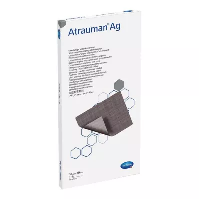 ATRAUMAN Compresses Ag 10x20 cm stériles, 10 pces