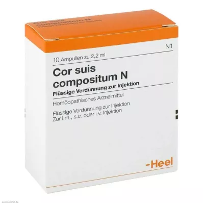COR SUIS Ampoules de Compositum N, 10 pièces COR SUIS Ampoules de Compositum N, 10 pièces