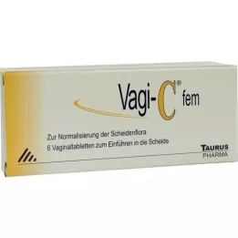 VAGI Comprimés vaginaux C Fem, 6 pces