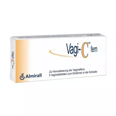 VAGI Comprimés vaginaux C Fem, 6 pces