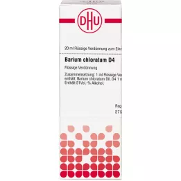 BARIUM CHLORATUM D 4 Dilution, 20 ml