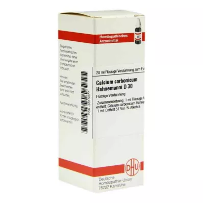 Calcium Carbonicum D30 Dilution Hahnemanni (20 ml) Calcium Carbonicum D30 Dilution Hahnemanni (20 ml)