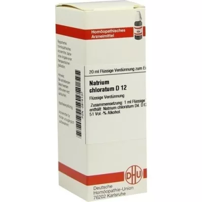 NATRIUM CHLORATUM D 12 Dilution, 20 ml