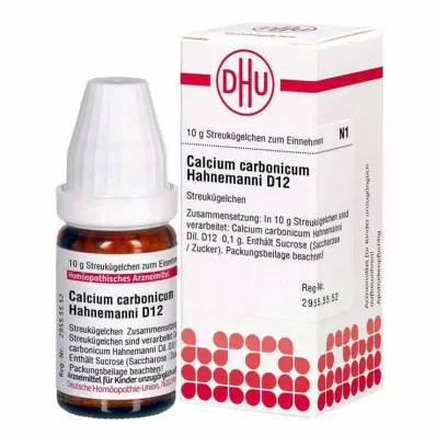 CALCIUM CARBONICUM Globules Hahnemanni D 12, 10 g