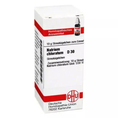 NATRIUM CHLORATUM D 30 globules, 10 g