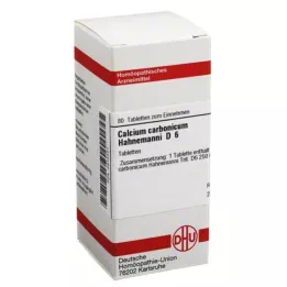 CALCIUM CARBONICUM Comprimés Hahnemanni D 6, 80 pces