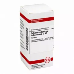 CALCIUM CARBONICUM Comprimés Hahnemanni D 12, 80 pces