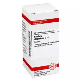 NATRIUM CHLORATUM D 4 comprimés, 80 pc