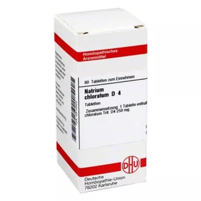 DHU Chloratum de sodium D 4 comprimés, 80 pc DHU Chloratum de sodium D 4 comprimés, 80 pc