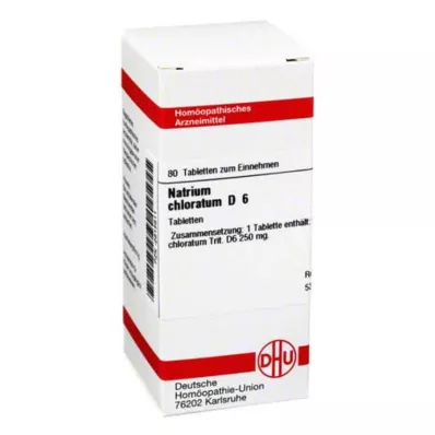 DHU Chloratum de sodium D 6 comprimés, 80 pc DHU Chloratum de sodium D 6 comprimés, 80 pc