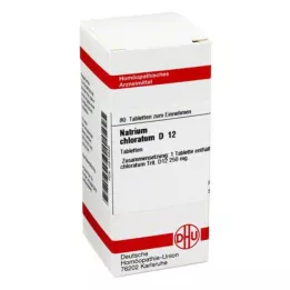 NATRIUM CHLORATUM D 12 comprimés, 80 pc