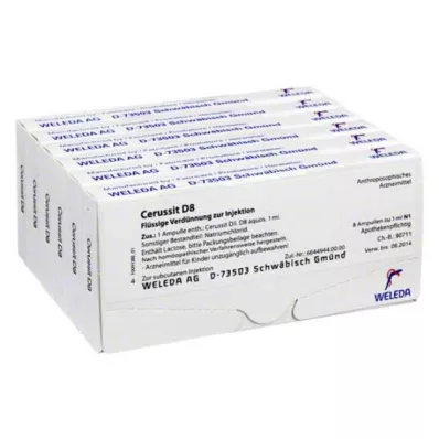 Cerusit D 8 ampoules, 48X1 ml