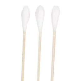 WATTESTÄBCHEN avec tête de coton 15 cm moyen, 100 pces