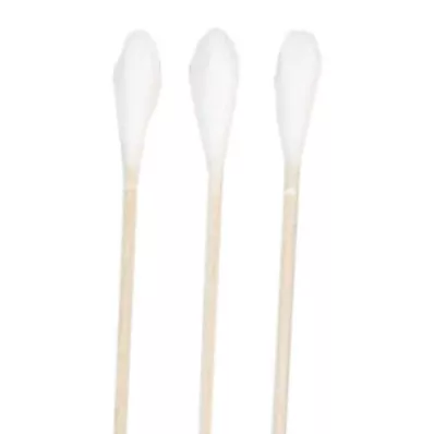 Cotons-tiges avec tête en coton 15 cm moyen, 100 pièces