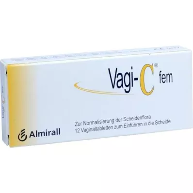 VAGI Comprimés vaginaux C Fem, 12 pces