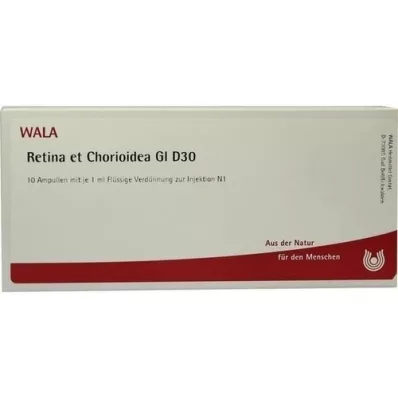 RETINA ET Choroïdes GL D 30 ampoules, 10X1 ml