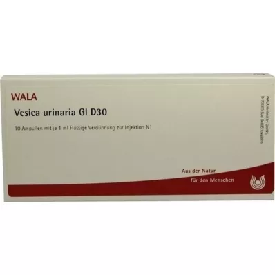 VESICA URINARIA GL D 30 ampoules, 10X1 ml