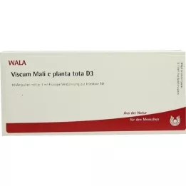 VISCUM MALI e planta tota D 3 ampoules, 10X1 ml