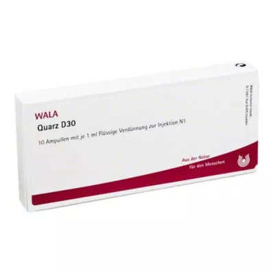Quartz D 30 ampoules, 10X1 ml Quartz D 30 ampoules, 10X1 ml