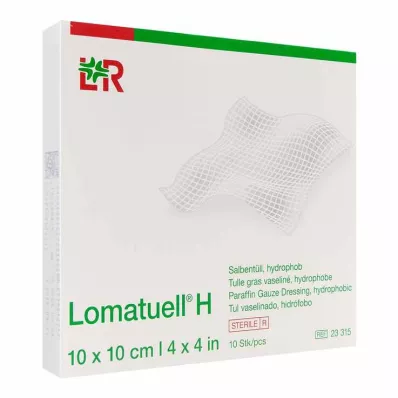 LOMATUELL H Tulle à pommade 10x10 cm stérile, 10 pces