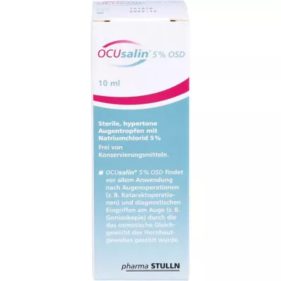 OCUSALIN 5% OSD Gouttes oculaires, 1X10 ml