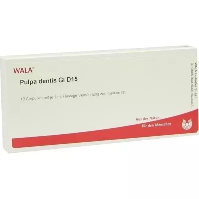 PULPA DENTIS GL D 15 ampoules, 10X1 ml