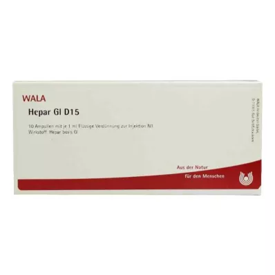 HEPAR GL D 15 ampoules, 10X1 ml