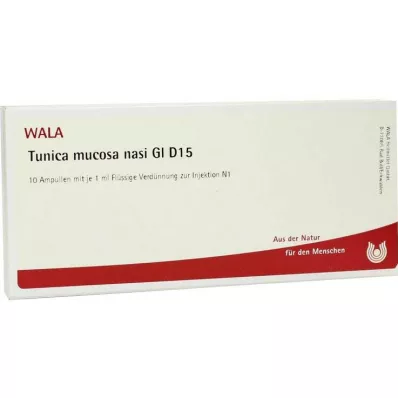 Tunique muqueuse nasale. GL D 15 ampoules, 10X1 ml