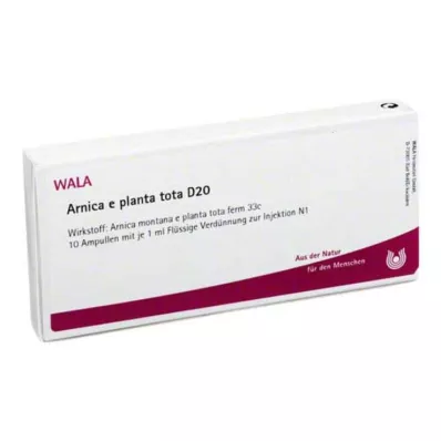 ARNICA E Planta tota D 20 ampoules, 10X1 ml