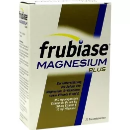 FRUBIASE MAGNESIUM Plus comprimés effervescents, 20 pc
