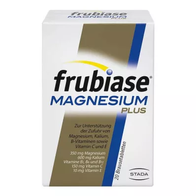 FRUBIASE MAGNESIUM Plus comprimés effervescents, 20 pc