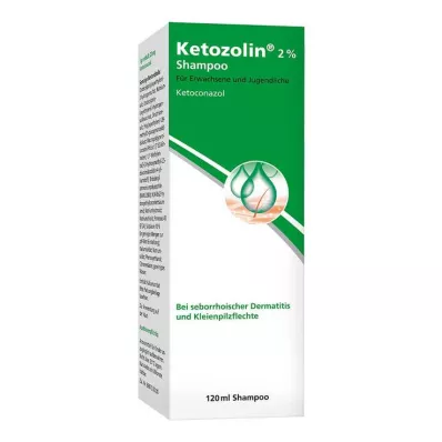 Kétozoline 2% Shampooing, 120 ml