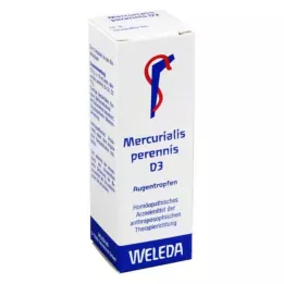 MERCURIALIS PERENNIS D 3 Gouttes pour les yeux, 10 ml