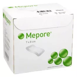 MEPORE Pansement stérile 7x8 cm, 55 pces