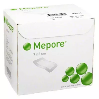 MEPORE Pansement stérile 7x8 cm, 55 pces