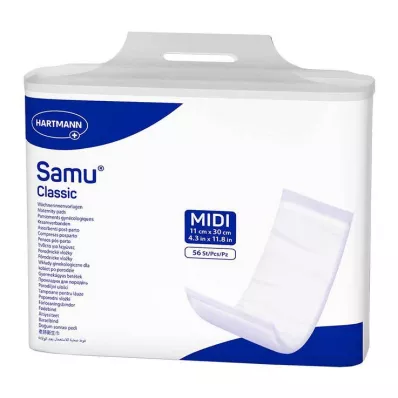 Samu Gabarits nouveau-nés Classic midi 11x30 cm, 56 pcs