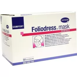 FOLIODRESS mask Comfort perfect vert OP-Masques, 50 pces