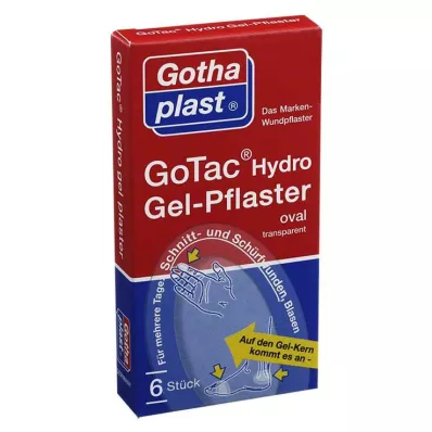 GOTAC Film pour plaie avec coussinet de gel, 6 pces